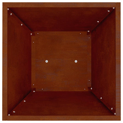 Säulen Pflanzer 2 pcs Silber 35 x 35 x 73 cm