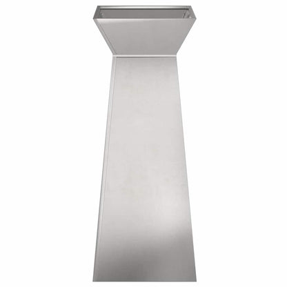 vidaXL Säulen Pflanzer Silber 40 x 40 x 100 cm