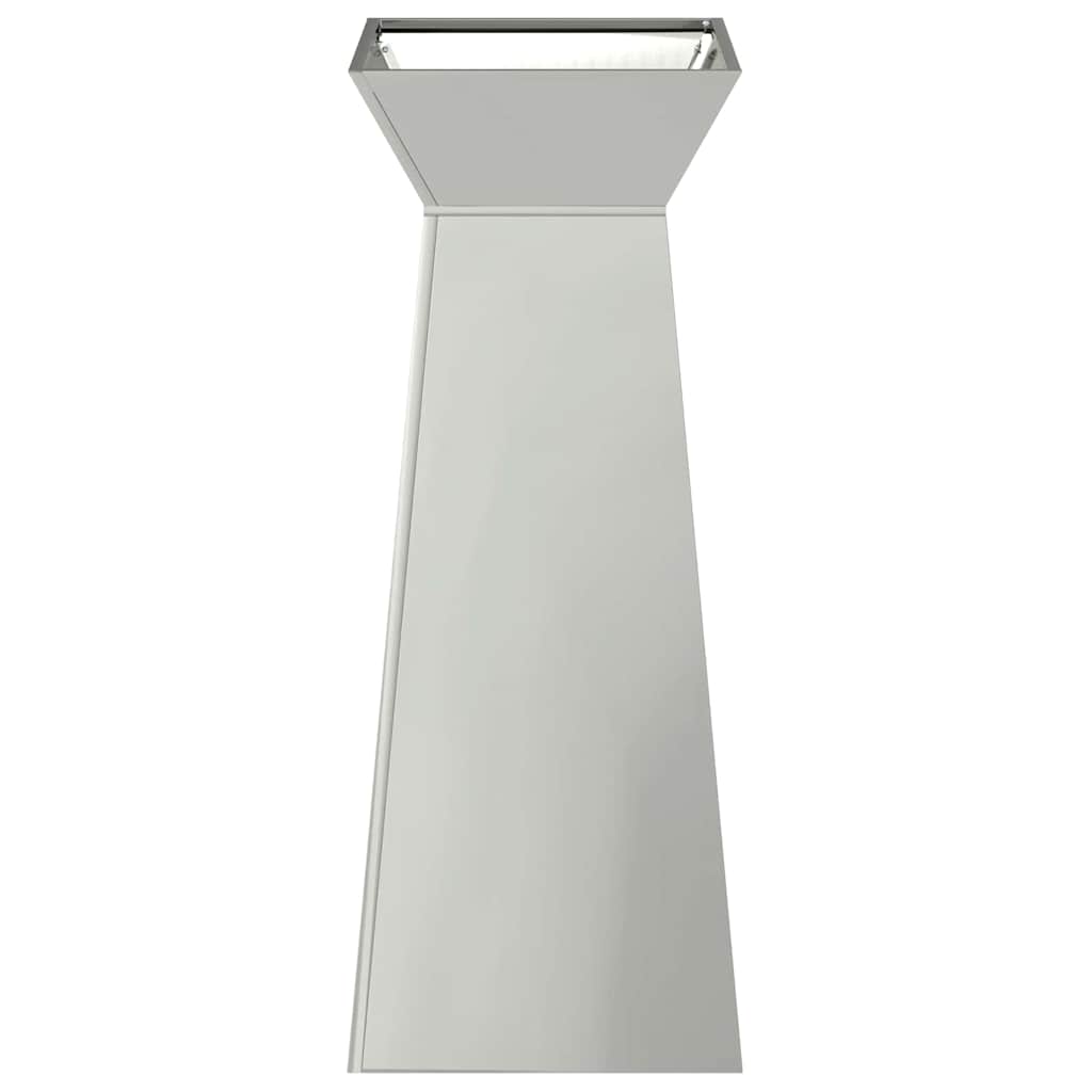 Säulen Pflanzer Silber 40 x 40 x 100 cm