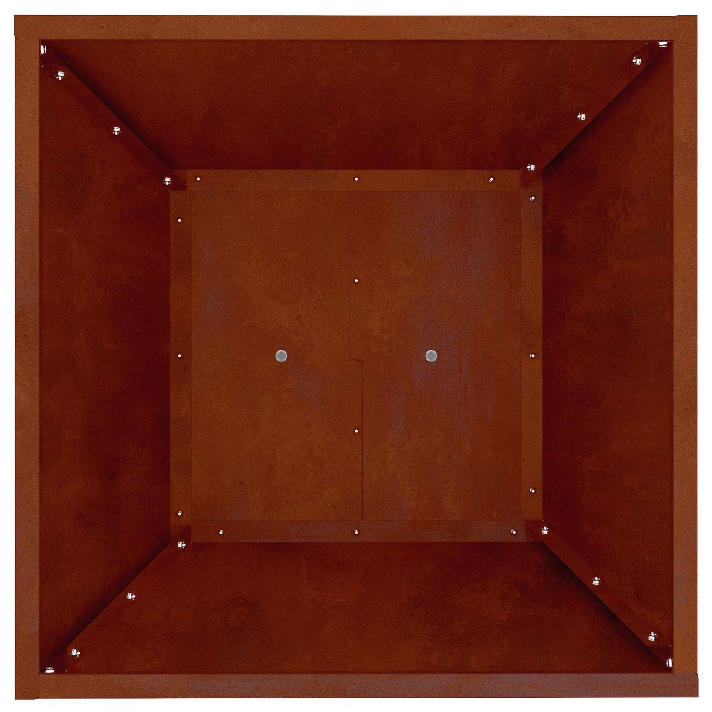 Säulen Pflanzer Silber 40 x 40 x 100 cm