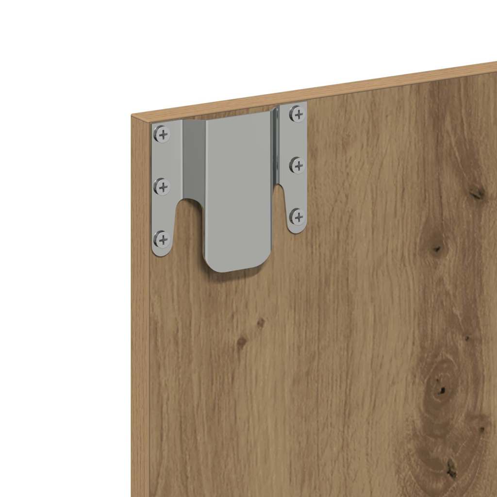 vidaXL Spiegelschrank Artisan-Eiche 60 x 31,5 x 62 cm Holzwerkstoff