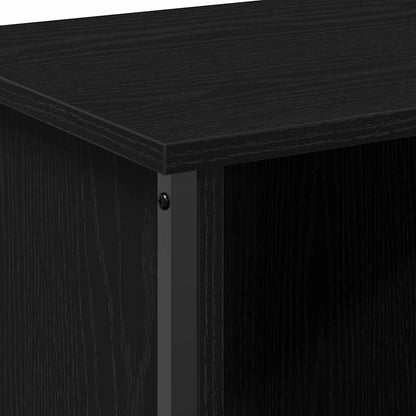 vidaXL TV-Schränk Schwarz Eichen-Optik 102 x 35 x 45 cm Holzwerkstoff