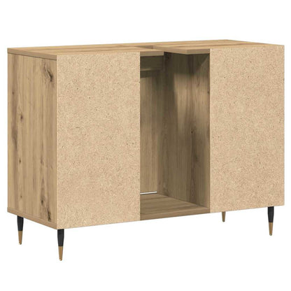 vidaXL Badezimmerschrank Artisan-Eiche 80 x 33 x 60 cm Holzwerkstoff