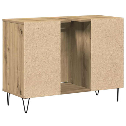 Badezimmerschrank Artisan-Eiche 80 x 33 x 60 cm Holzwerkstoff