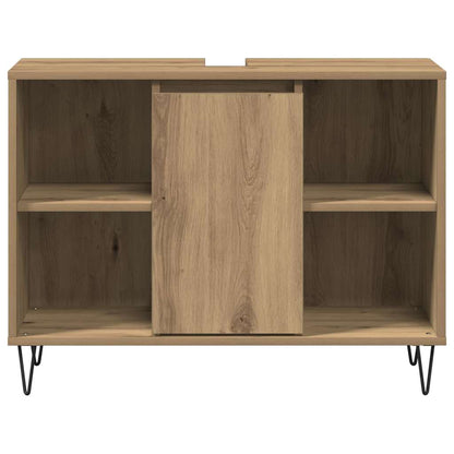 Badezimmerschrank Artisan-Eiche 80 x 33 x 60 cm Holzwerkstoff