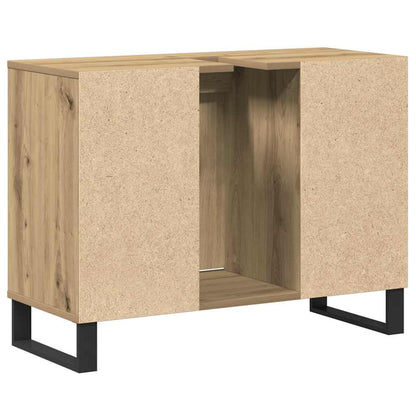 vidaXL Badezimmerschrank Artisan-Eiche 80 x 33 x 60 cm Holzwerkstoff