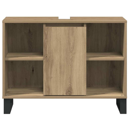 vidaXL Badezimmerschrank Artisan-Eiche 80 x 33 x 60 cm Holzwerkstoff