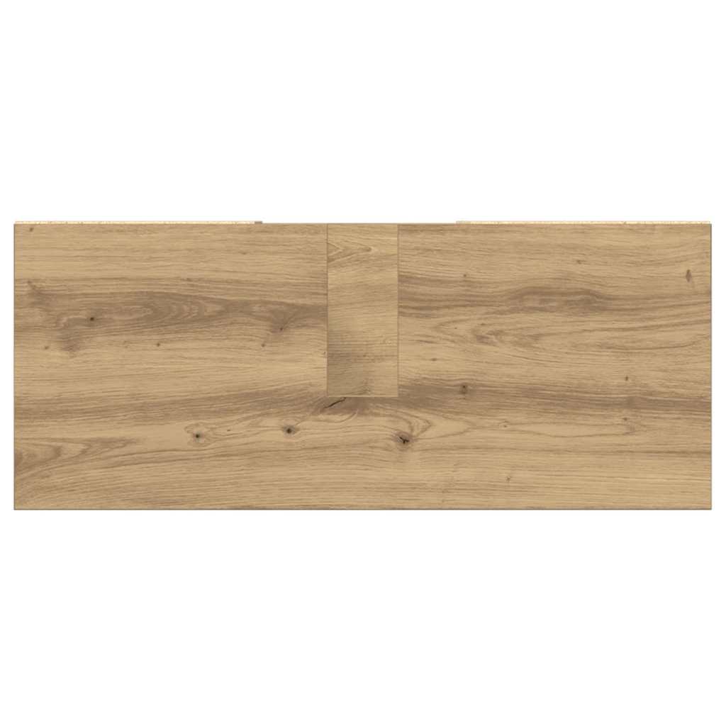 vidaXL Badezimmerschrank Artisan-Eiche 80 x 33 x 60 cm Holzwerkstoff