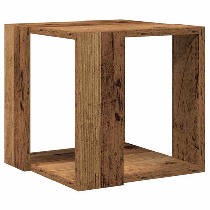 vidaXL Couchtisch Altholz 32 x 32 x 30 cm Holzwerkstoff