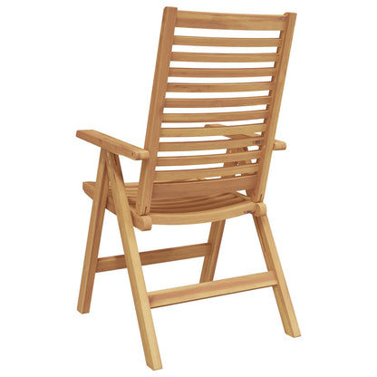 vidaXL Gartenstuhl 8 pcs Braun 52 x 64,5 x 108 cm Teak-Massivholz