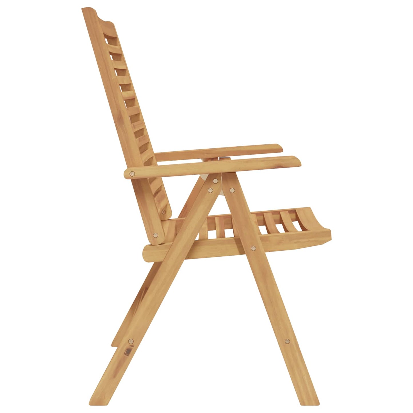 vidaXL Gartenstuhl 8 pcs Braun 52 x 64,5 x 108 cm Teak-Massivholz