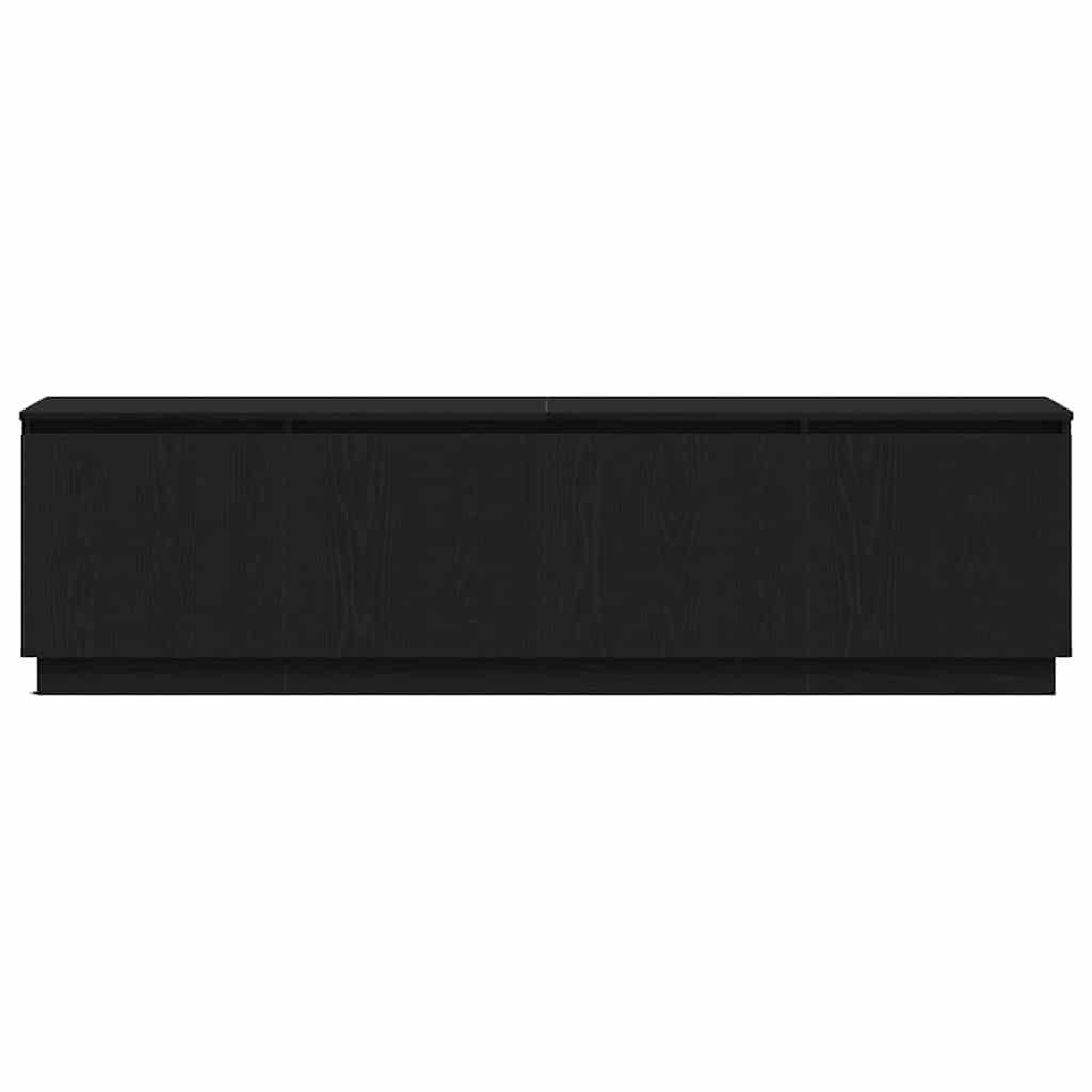 vidaXL TV-Schränk Schwarz Eichen-Optik 180 x 38 x 49 cm Holzwerkstoff