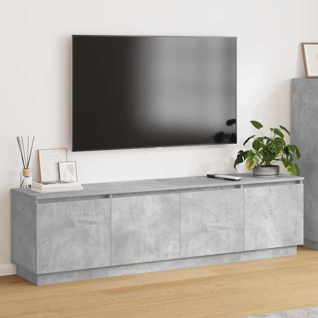 vidaXL TV-Schränk Beton Grau 180 x 38 x 49 cm Holzwerkstoff