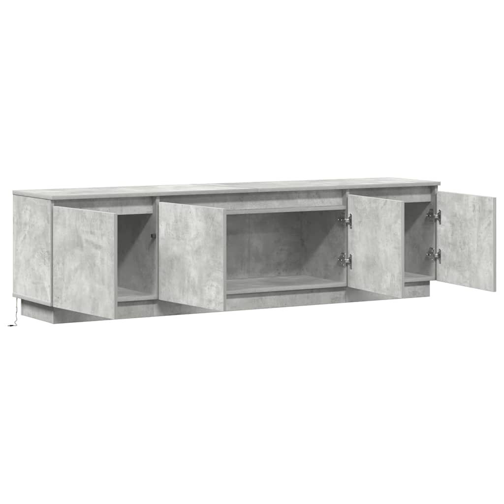 vidaXL TV-Schränk Beton Grau 180 x 38 x 49 cm Holzwerkstoff