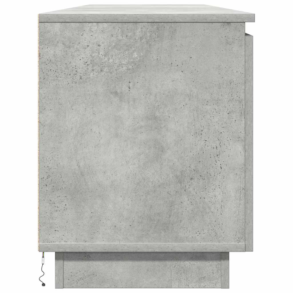 vidaXL TV-Schränk Beton Grau 180 x 38 x 49 cm Holzwerkstoff