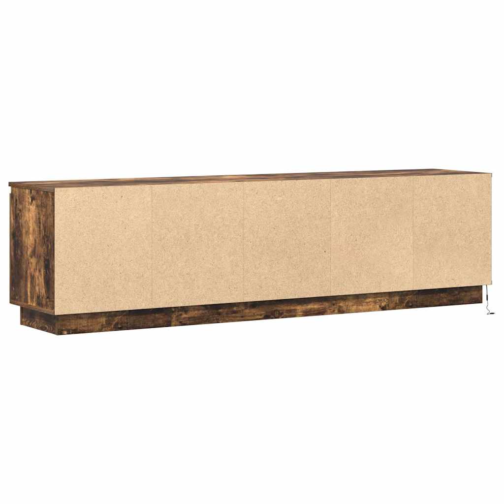vidaXL TV-Schränk Geräucherte Eiche 180 x 38 x 49 cm Holzwerkstoff