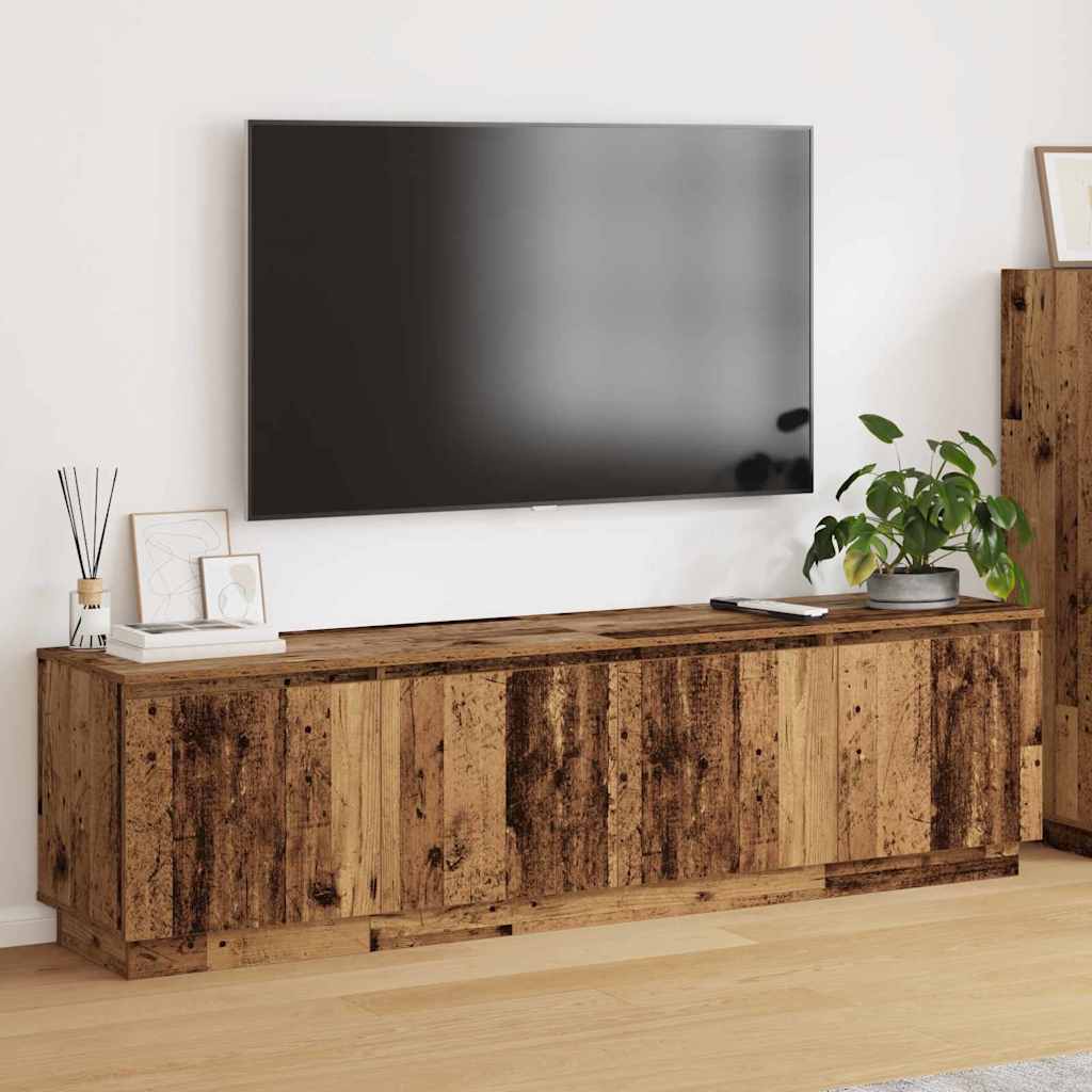 vidaXL LED-TV-Dashboard Altholz 180 x 38 x 49 cm Holzwerkstoff