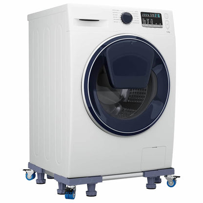 Waschmaschinensockel Grau 66 x 66 x 12 cm Edelstahl