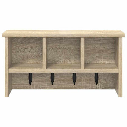 vidaXL Wandmontierter Kleiderständer Sonoma-Eiche 50 x 16 x 26 cm