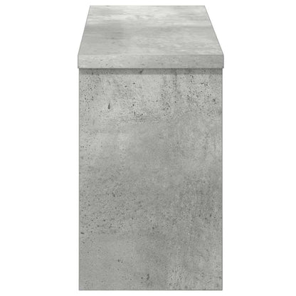 vidaXL Wandmontierter Kleiderständer Betongrau 50 x 16 x 26 cm