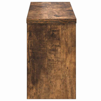 vidaXL Wandmontierter Kleiderständer Räuchereiche 50 x 16 x 26 cm