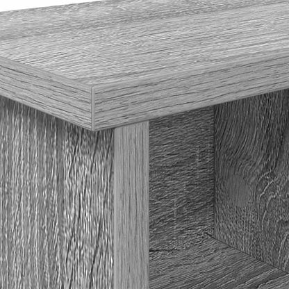 vidaXL Wandmontierter Kleiderständer Grau Sonoma 50 x 16 x 26 cm
