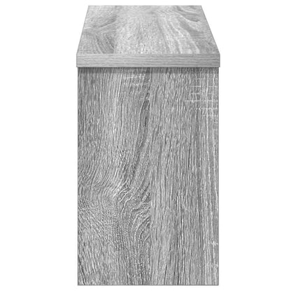 vidaXL Wandmontierter Kleiderständer Grau Sonoma 50 x 16 x 26 cm