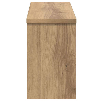 vidaXL Wandmontierter Kleiderständer Artisan-Eiche 50 x 16 x 26 cm