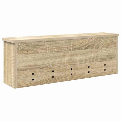 vidaXL Wandmontierter Kleiderständer Sonoma-Eiche 75 x 16 x 26 cm