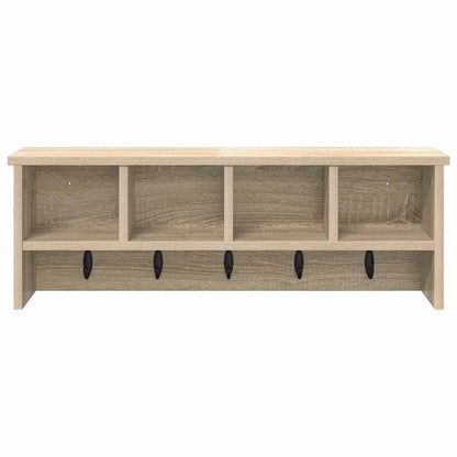 vidaXL Wandmontierter Kleiderständer Sonoma-Eiche 75 x 16 x 26 cm
