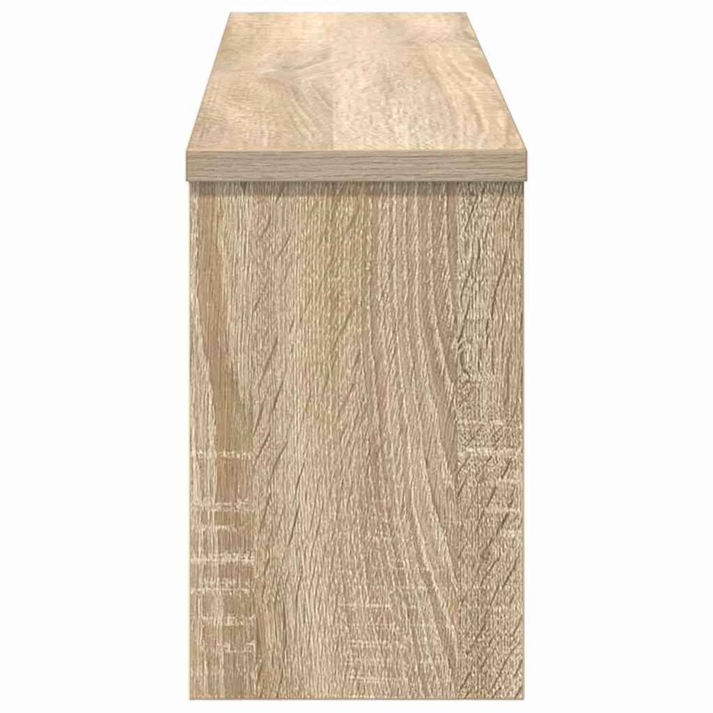 vidaXL Wandmontierter Kleiderständer Sonoma-Eiche 75 x 16 x 26 cm
