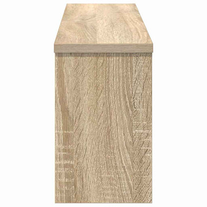 vidaXL Wandmontierter Kleiderständer Sonoma-Eiche 75 x 16 x 26 cm