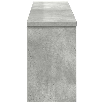 vidaXL Wandmontierter Kleiderständer Betongrau 75 x 16 x 26 cm