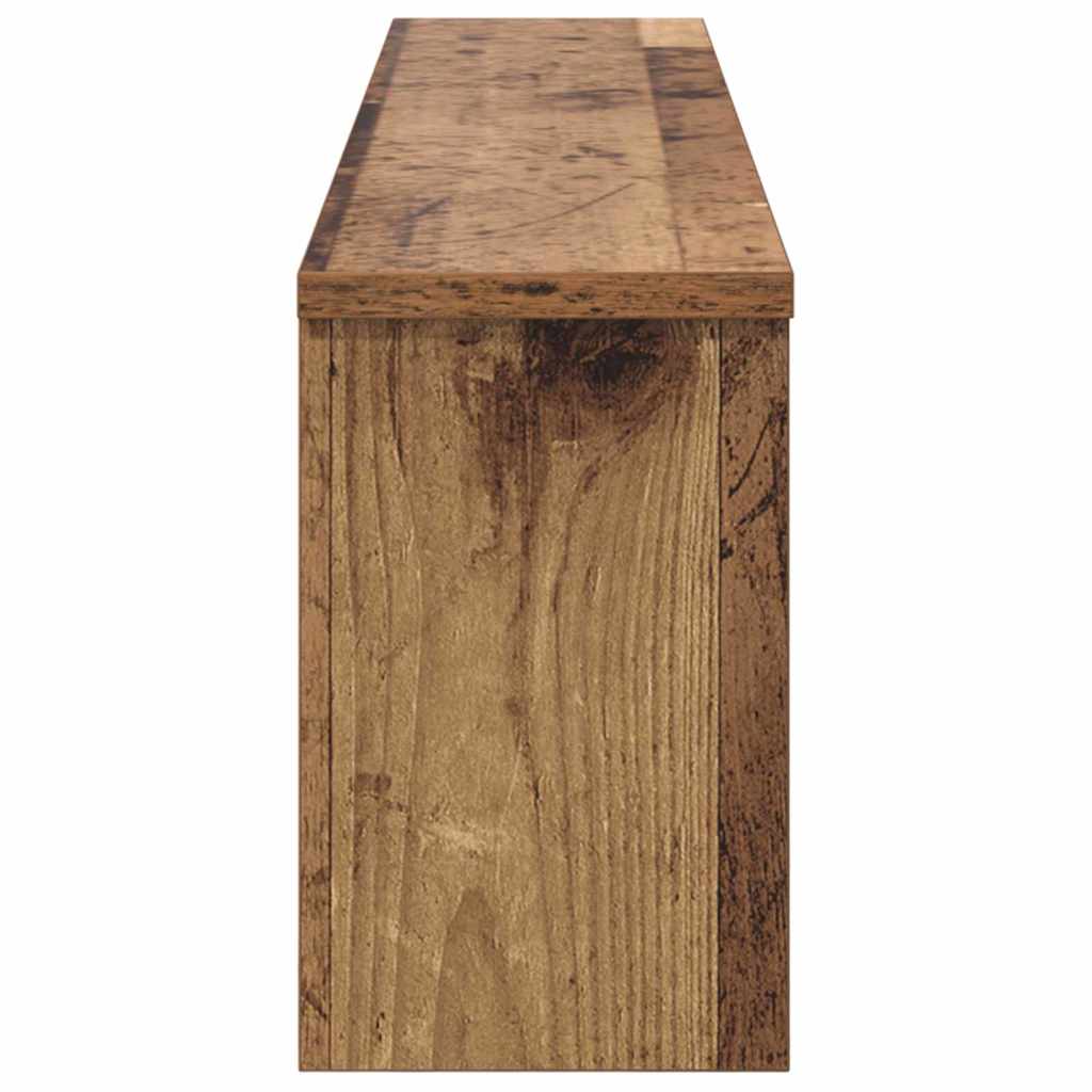 vidaXL Wandmontierter Kleiderständer Altholz 100 x 16 x 26 cm