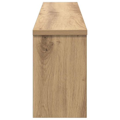 vidaXL Wandmontierter Kleiderständer Artisan-Eiche 100 x 16 x 26 cm