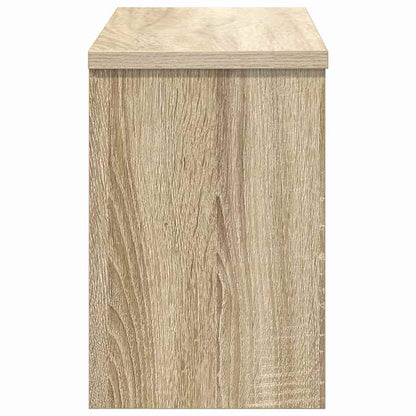 vidaXL Wandmontierter nachttisch mit Tür Sonoma-Eiche 50 x 20 x 30 cm