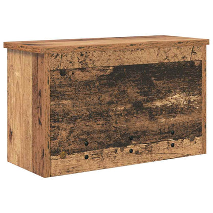 vidaXL Wandmontierter nachttisch Altholz 50 x 20 x 30 cm Holzwerkstoff