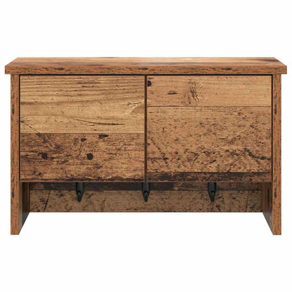 vidaXL Wandmontierter nachttisch Altholz 50 x 20 x 30 cm Holzwerkstoff