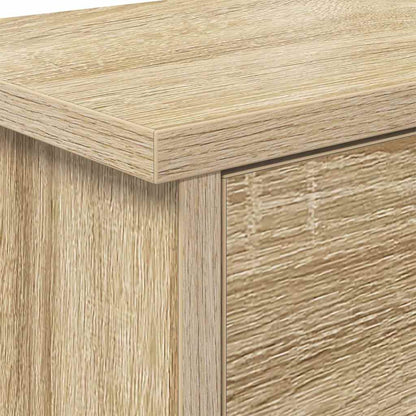 vidaXL Wandmontierter nachttisch mit Tür Sonoma-Eiche 80 x 20 x 30 cm