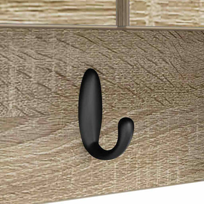 vidaXL Wandmontierter nachttisch mit Tür Sonoma-Eiche 80 x 20 x 30 cm