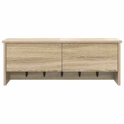 vidaXL Wandmontierter nachttisch mit Tür Sonoma-Eiche 80 x 20 x 30 cm