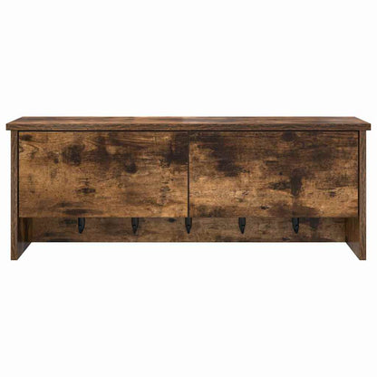 vidaXL Wandmontierter nachttisch Geräucherte Eiche 80 x 20 x 30 cm