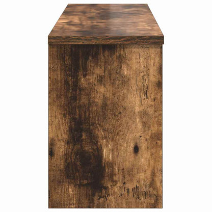 vidaXL Wandmontierter nachttisch Geräucherte Eiche 80 x 20 x 30 cm