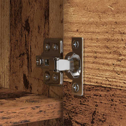 vidaXL Wandmontierter nachttisch Altholz 80 x 20 x 30 cm Holzwerkstoff