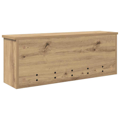 vidaXL Wandmontierter Kleiderständer Artisan-Eiche 80 x 20 x 30 cm