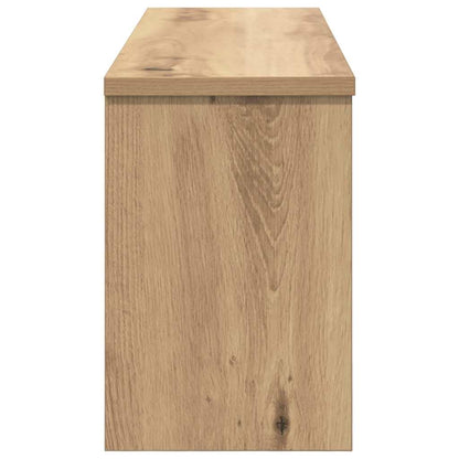 vidaXL Wandmontierter Kleiderständer Artisan-Eiche 80 x 20 x 30 cm