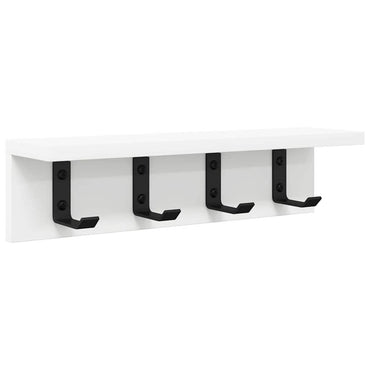 vidaXL Wandmontierter nachttisch Wandmontiert Weiß 40 x 10,5 x 10,5 cm