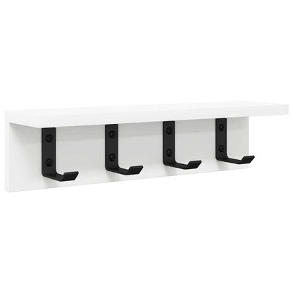vidaXL Wandmontierter nachttisch Wandmontiert Weiß 40 x 10,5 x 10,5 cm