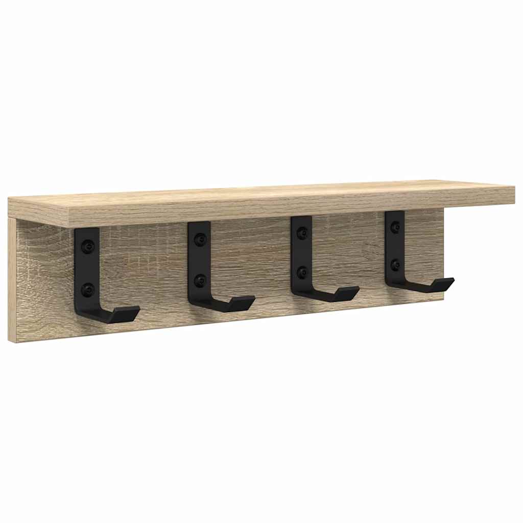 vidaXL Wandmontierter nachttisch Sonoma-Eiche 40 x 10,5 x 10,5 cm