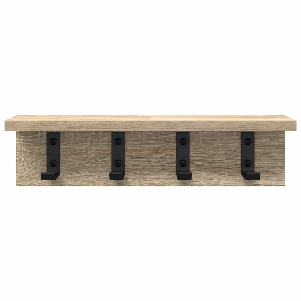 vidaXL Wandmontierter nachttisch Sonoma-Eiche 40 x 10,5 x 10,5 cm